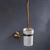 Toalettborstar innehavare Origin Supply Brush European Accessories Direct Manual Ritning Copper Wall Hung