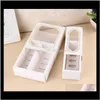 Cupcake Bakeware Kitchen, Dining Bar Home Garden Drop Delivery 2021 Aron Packing Boxes Wedding Party 5/10 Pack Storage Biscuit Clear Window