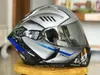 オートバイヘルメットシューイX14ヘルメットX-Fourteen YZF-R1Mスペシャルエディションシルバーフルフェイスレーシングカスコデモトシーク