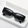 Sunglasses Designer Small Dimensione grande telaio rettangolare donna moda
