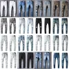 Designers de luxe Jeans en détresse France Mode Pierre Droite Hommes Biker Trou Stretch Denim Casual Jean Hommes Pantalon Skinny Élasticité Mâle Pantalon Ripped Homme