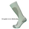 1 paire hiver bambou éponge épais ski chaussettes femmes chaussettes couleur blanche (2 paires) Y1222