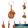 New Arrival Lucky Jewelry Peach Wood Carving Buckle Buddha Pendant Keychain For Car Bag Keyring Wholesale Factory price expert design Quality Latest Style Original