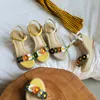 Meotina kvinnor skor högklackat plattform kil Sandaler rund tå blomma dam skor mode party skor sommar gul aprikos 210608
