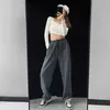MINGLIUSILI Solide Style Coréen Pantalons de survêtement Femmes Été 2021 Mode Joggeurs Femmes Taille Haute Streetwear Lâche Pantalon Décontracté Q0801