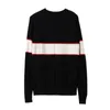 Automne hiver noir hommes marque pull mode lettre imprimer homme tricoté Blouse Streetwear pull ample femme chandails hauts