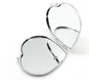 DIY smink spegeljärn 2 ansikte sublimering blank pläterad aluminium plåt flicka gåva kosmetiska kompakt speglar bärbar dekoration sn2193