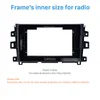 car radio Frame 10.1 inch for 2014-2015 NISSAN NAVARA Audio Dash Trim Fascia Panel Kit 2din