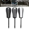 Svart / Silver / Kolbil Truck Styling Automatiska fordon Gear Shift Knob Stick för E46 E60 E39 E83 E53 E61 3 5 7 X Serie