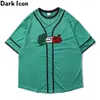 Towel Embroidery Baseball Shirt Mesh Jersey Men's Shirts 210603