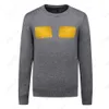 Mężczyźni sweter Klasyczny Mody List Wzór Jesień Zima Z Długim Rękawem 5 Styl Męskie Swetry Casual Crew Neck Contrast Color Tops