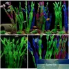 Plantes aquatiques artificielles d'algues pour aquarium, décorations de plantes de réservoir de poissons en plastique 10 PCS Conception d'experts de prix usine Qualité Dernier style Statut original