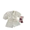 Lady Style Suit Toddler Girls Clothing Sets Brand Summer Lace Little Clothes Outfit Kids Children 27Yrs 2108047630617