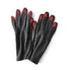 Cute nail polish Embroidery Cashmere Gloves Women Wool Velvet Thick Touch Screen Gloves Female Winter Warm Driving Gloves H100 2119625873