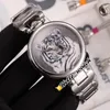 46mm Bovet 1822コレクションミニチュア絵画腕時計の芸術クォーツメンズウォッチHMS5056ブルードラゴントーテムダイヤルローズゴールドスチールブレスレットHello_Watch