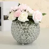 2021 Crystal Tea Light Candle Holders for Wedding Table Centerpieces Dining Room Christmas Home Decorative Candle Lantern Silver Gold