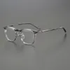Modne okulary przeciwsłoneczne ramy okulary vintage okulary octanowe rama Mężczyzn Retro Square okrągłe projektant optyczne okulary krótkowzroczne