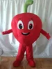 Halloween green pepper Mascot Costume High quality Customization Cartoon Red chili Anime theme character Christmas Carnival Adults Birthday Party Fancy Outfit