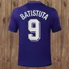 1998 1999 Fiorentina BATISTUTA RUI COSTA Maillots de football pour hommes Accueil Violet Blanc RETRO Maillot de football Adulte Manches courtes Uniformes