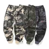 Hip Hop Cargo Pant Mens Fashion Joggers Casual Pants Streetwear Multi-Pocket Ribbons Military Pants Men Harem Pants Large Size 210714