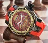 Nuovi orologi sport militari da uomo di lusso da uomo di lusso maschi golden maschi orologi silicone cingoli da polso da polso montre de luxe9665709