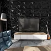 Art3d 50x50cm 3D Diamond Wall Panels Ljudisolerade för bostads- och kommersiell inredning Décor (Pack med 12 kakel)