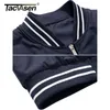 Tacvasen Casual Jacket Heren Spring / Fall Pilot Style Jassen Army Bomber Jassen Wind Baseballjack Bovenkleding Overjas Jongens 210928