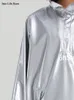 Длинный водонепроницаемый плащ женщина серебряный открытый мотоцикл траншея пальто дождь пончо куртка кемпинг дождевая одежда пеший дождевая одежда