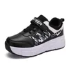 Vuxna pojkar heelys barn039 -flickor rullar sneakers student dubbelhjulskor multifunktion skridskor sprängande inline skridskor6454247