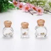 ZEJIA 6Ml*10Pcs Mini Automobile Perfume Bottles Air-Conditioning Liquid Containers Glass Adjustable Perfume Cases