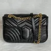 حقائب الأزياء أكياس الكتف الجلدية نساء سلسلة Crossbody Bag Velvet Handbags Presher Highly Quality Female Messager محافظ MA2440