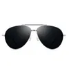 Чистые титановые поляризованные солнцезащитные очки человека складные классические солнцезащитные очки мужчины высокого качества мужские оттенки JDA3124