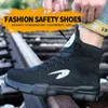 Onverwoestbare schoenen mannen en vrouwen stalen neus luchtveiligheid katoen laarzen punctie-proof werk sneakers ademend 211217