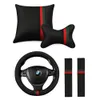 Couvre-volant de voiture universel, couvertures automobiles antidérapantes, matériau en lin gaufré antidérapant, accessoires de style automobile respirants 4231588