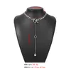 Punk Hip Hop Vintage Long Ball Pendant Necklace 2021 Thick Cuban Toggle Clasp Choker Necklaces For Women Men Goth Jewelry