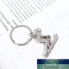 Skateboard Skiing Snowflake Athlete Winter Keychain Retro Key Chain Key Ring Fine Pendant