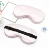 Sömmaskar Dubbelsidig imitation Silk Justering Blindfold Mjuk skuggning Sleeping Travel Eye Mask DB554