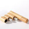 100pcs 3/5/10ml Bamboo Roll On Bottle For Essential Oils Clear Glass Inner with Natural Bamboo Wooden Shell Perfumes Bottles