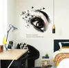 stili misti Sexy Eye Wall Sticker Ragazza Camera da letto decorazione del soggiorno per decalcomanie di arte murale