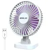 2022 Home Decor USB Desk Small but Mighty Quiet Portable Fan for Desktop Office Table 40° Adjustment Better Cooling white