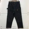 Pantaloni cargo multitasche KAPITAL in tessuto pesante di tela Pantaloni multilinea da donna per uomo Nero Albicocca Uomo284M