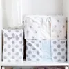 Opvouwbare opbergtas Kleding deken Quilt Closet Trui Organizer Box Pouches Kast Container Mode Verkoop Dropship Tassen