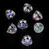 Sonstige 8 Stücke 8mm 5542 AB -Farbkuppel Perlen Glaskristall lose Strasssteine ​​für DIY -Schmuckherstellung