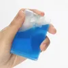 Bouteilles de pulvérisation de parfum en forme de carte en gros 20ml PP en plastique vide contenant cosmétique atomiseur rechargeable