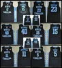 Custom XS-6xl NCAA North Carolina Tar Heels 32 Luke Maye 2 Joel Berry 40 Barnes 5 Paige 15 Carter 44 Justin Jackson College Basketball Jerseys