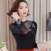 blusas mujer de moda womens tops and blouses plus size long sleeve Lace mesh grote maten dames kleding ladies top 7207 50 210417