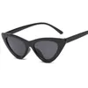 2021 Fashion Sunglass Woman Brand Digner Vintage Retro driehoekige kat oogglas F de Sol Transparante Ocean UV4007998403