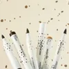 Naturlig fräck penna concealer mjuk brun långvarig vattentät dot spot penna skapa suntissed ansikte makeup lätt punkt konstgjorda fräknar