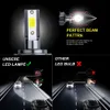 2 stks LED-verlichting Wit Kleuren Auto Koplampen Super Spotlight Hoge Low Beam 1800LM H1 H3 H4 H7 H8 H11 9005 9006 Verschillende pluggen Lamp voor Mini