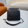 Bolsos de diseñador para mujer Bolsos de noche monocromáticos de lujo Bolso de cuero de moda Negro Blanco Moda Mujer Cadena Monedero Bolso de hombro